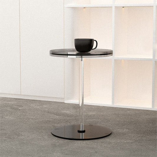 MOMO Acrylic Bedside Table | Round Pedestal | 4 Colors