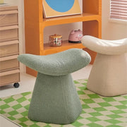 MOMO Mushroom Stool | Bouclé Upholstered Accent Stool | Footrest & Shoe-Changing Bench - alternate view 5