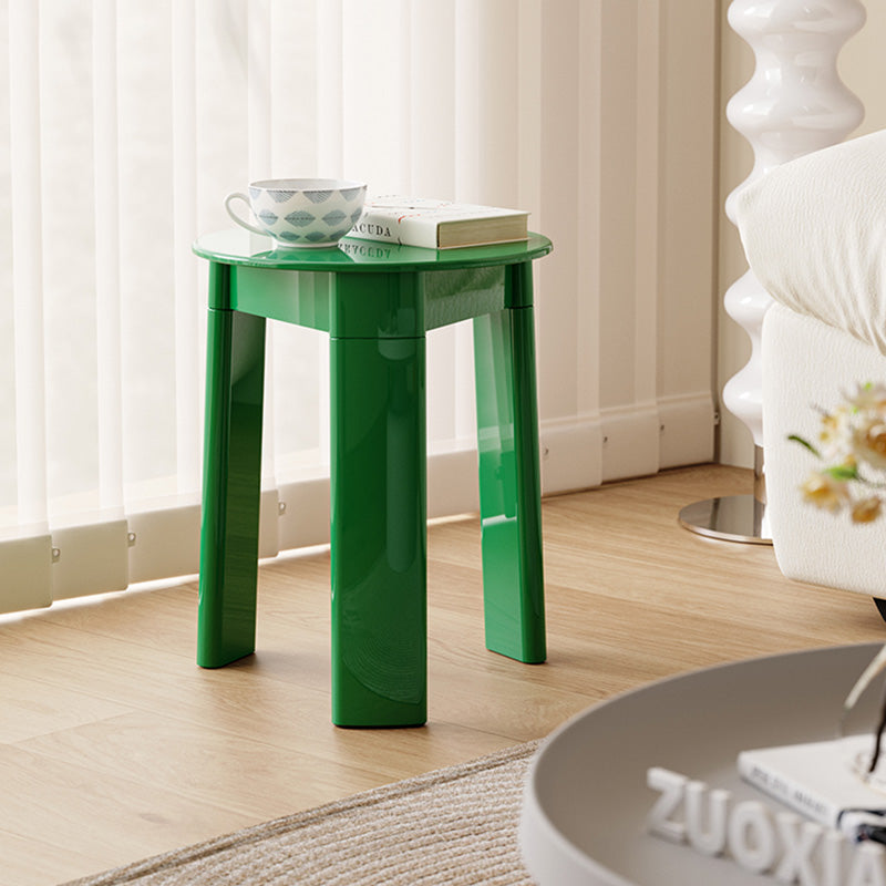 MOMO Medieval Small Round Stool | Solid Wood | Nordic Minimalist Accent Stool - alternate view 5