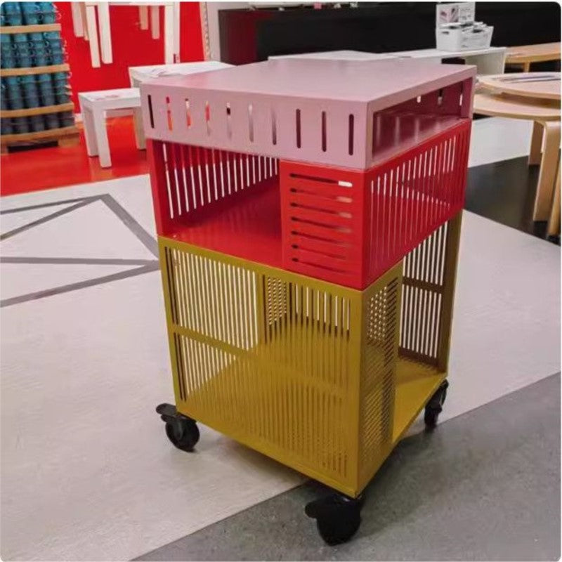 MOMO Dopamine Side Cabinet | Carbon Steel | Drawer & Roller Base - alternate view 6
