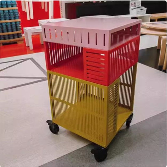 MOMO Dopamine Side Cabinet | Carbon Steel | Drawer & Roller Base - alternate view 6
