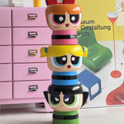 MOMO Cartoon Low Stool | Character Head Stool | Kids Shoe-Changing Bench & Room Decor - alternate view 3