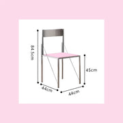 MOMO Stainless Steel Dining Chair | Colorful Minimalist Chair for Dining Room & Kitchen - alternate view 13