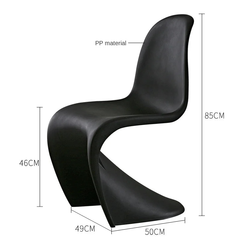 MOMO Ins Pandong Chair Plastic Leisure Chair Dining Chair