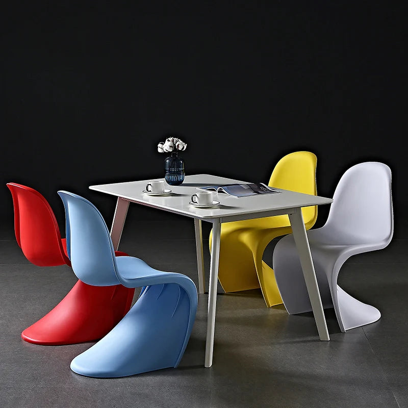 MOMO Ins Pandong Chair Plastic Leisure Chair Dining Chair