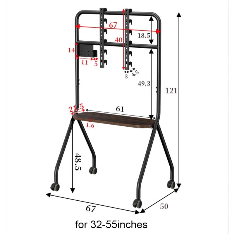 MOMO Television Stands For 32-75 Inches TV - alternate view 4