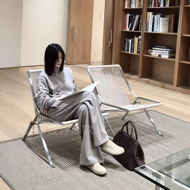 MOMO Stainless Steel Single Lounge Chair