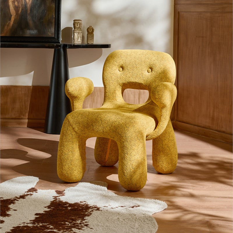 MOMO Cookie Shaped Chair | Sculptural Lounge Chair | 4 Colors