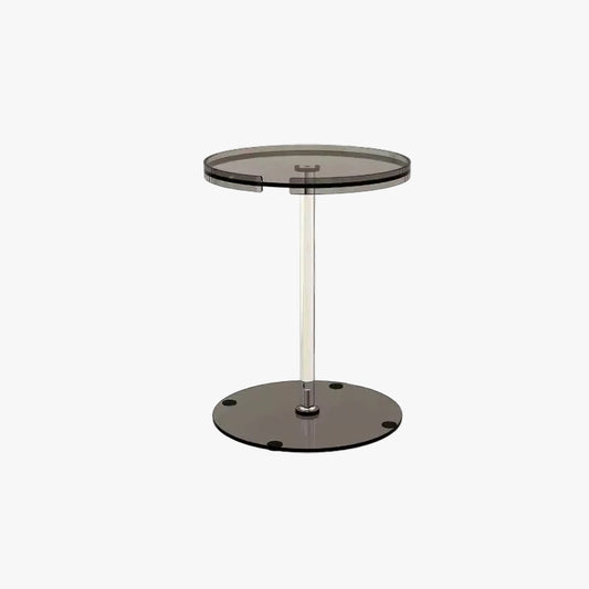 MOMO Acrylic Bedside Table | Round Pedestal | 4 Colors - alternate view 2