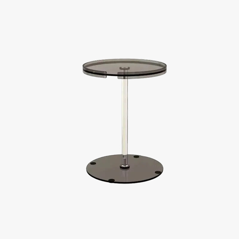 MOMO Acrylic Bedside Table | Round Pedestal | 4 Colors - alternate view 2