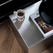 MOMO Stainless Steel Side Table | Cube Form | Italian Minimalist Accent Table - alternate view 4