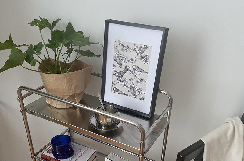 MOMO Metal Shelf | Multi-Tier Rolling Storage Rack | Mobile Floor Shelving Unit - alternate view 5