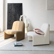 MOMO Hill Sofa Chair | Low-Profile Upholstered Lounge Chair | Bauhaus Accent Armless Chair - alternate view 5