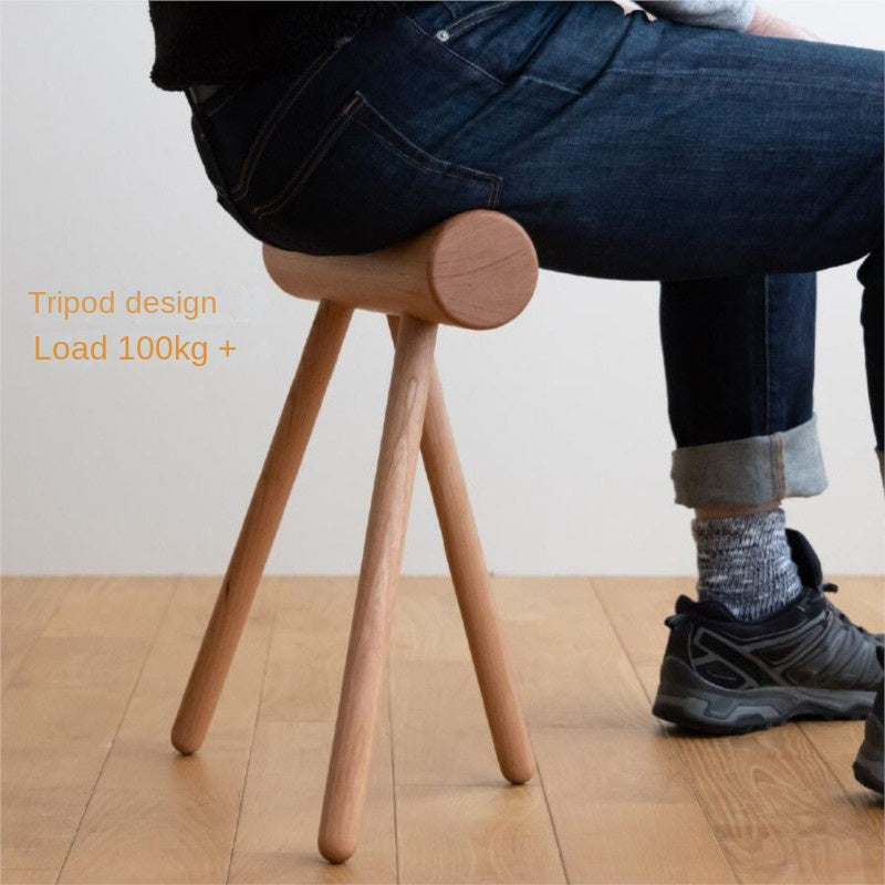 MOMO Solid Wood Stool