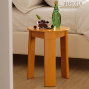 MOMO Medieval Small Round Stool | Solid Wood | Nordic Minimalist Accent Stool - alternate view 6