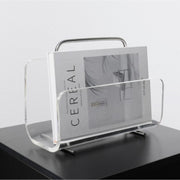 MOMO Acrylic Bookshelf | Metal Frame & Transparent Shelves | Desk Organizer - alternate view 5