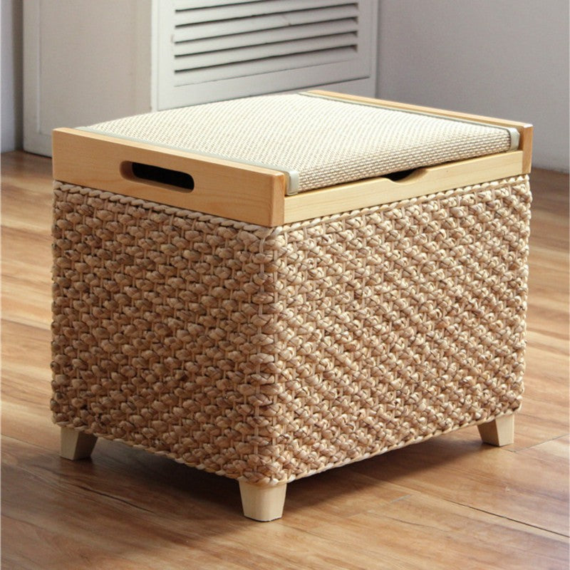 MOMO Rattan Storage Stool