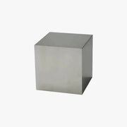 MOMO Stainless Steel Side Table | Cube Form | Italian Minimalist Accent Table - alternate view 2