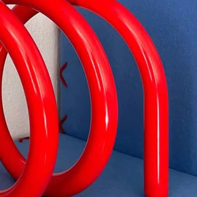 MOMO Metal Book Shelf | Spiral Coil Desktop Organizer | Multi-Color Book Stand - alternate view 6