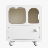MOMO Rounded Bedside Cabinet | Arch & Square Open Shelves with Drawer - alternate view 2