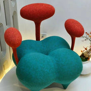 MOMO Balloon Sofa Chair | Dopamine Art Chair | T3D Knit Sculptural Lounge Seat - alternate view 11