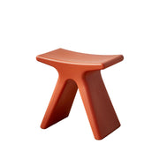 MOMO Low Stool | X-Form Sculptural Accent Stool | Multi-Color Molded Seat - alternate view 10