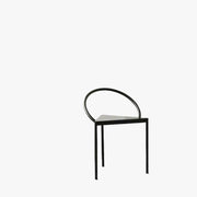 MOMO Iron Dining Chair | Circle Back Geometric Chair | Triangular Seat Accent Dining Chair - alternate view 3
