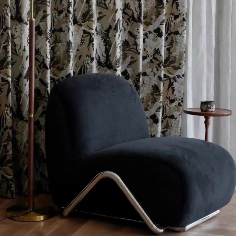 MOMO Modular Single Sofa | Designer Lounge Chair with Wave Base - alternate view 13