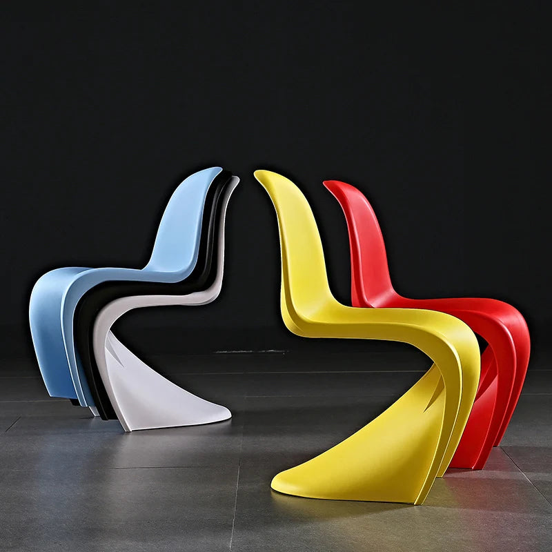 MOMO Ins Pandong Chair Plastic Leisure Chair Dining Chair