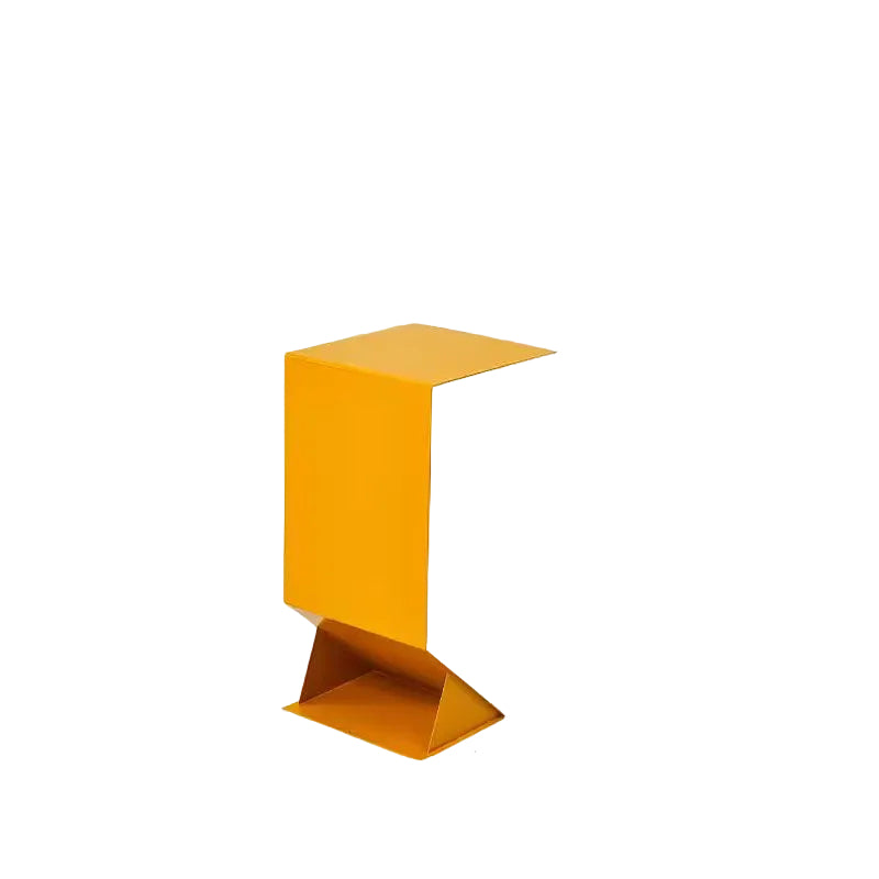 MOMO Z-Form Iron Side Table | Sculptural Accent Table for Living Room & Bedroom - alternate view 7