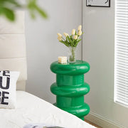 MOMO Stacked Ring Stool | Sculptural Plastic Side Stool | S/M/L Low to Bar Height - alternate view 4