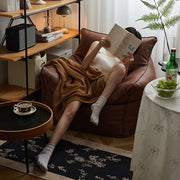 MOMO Bean Bag Single Sofa | Tatami Floor Sofa with Optional Ottoman