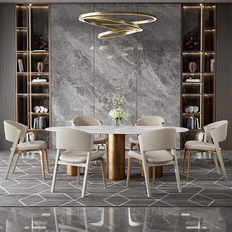 MOMO Italian Light Luxury Dining Chair