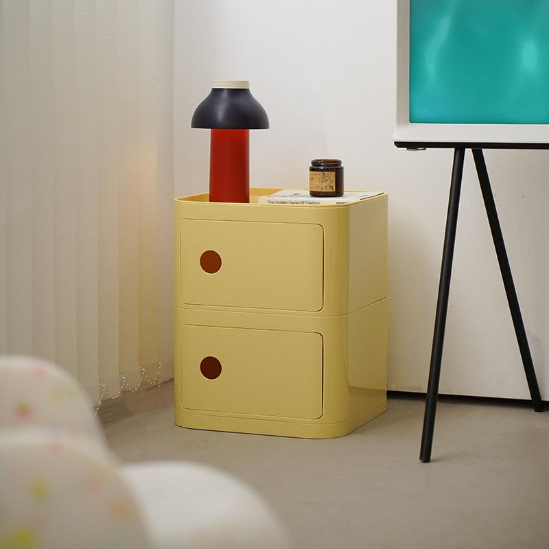 MOMO Storage Bedside Table | Modular Cube Nightstand | 2, 3 or 4 Tier Storage Cabinet - alternate view 6