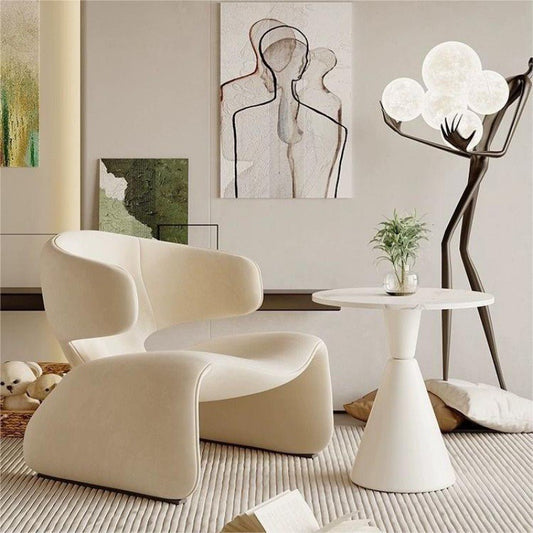 MOMO Leisure Sofa Chair | Sculptural Single Lounge Chair for Living Room & Hotel