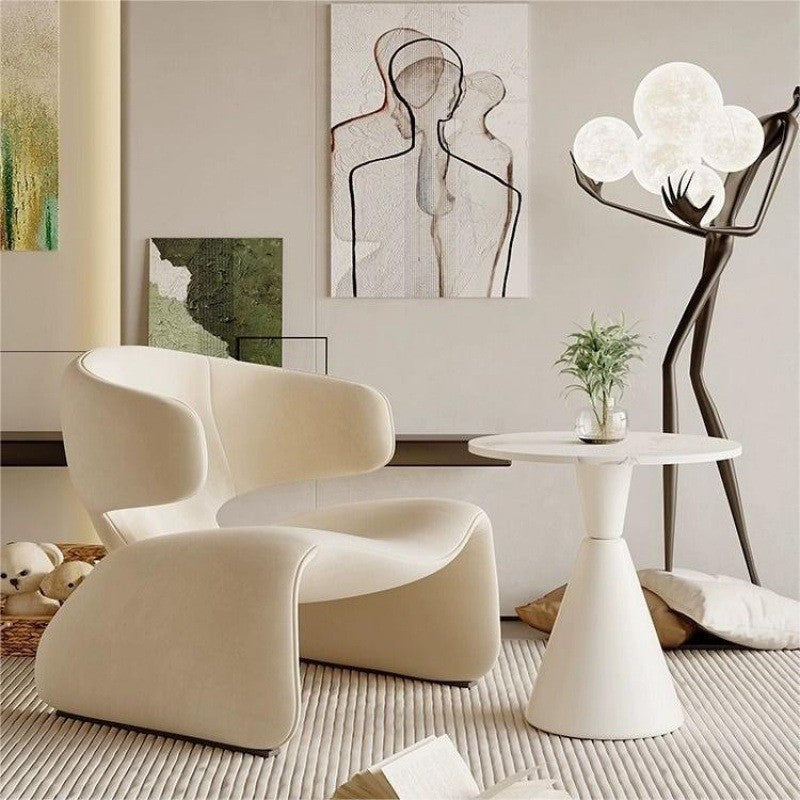 MOMO Leisure Sofa Chair | Sculptural Single Lounge Chair for Living Room & Hotel