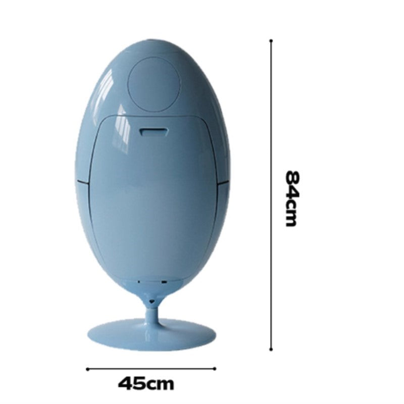 MOMO Dinosaur Egg Trash Can | Sculptural Standing Waste Bin | 2 Sizes - alternate view 8