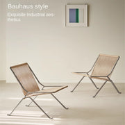 Modern Woven Rope Leisure Chair, Commercial Cafe & Restaurant Furniture, Minimalist Designer Side Chair