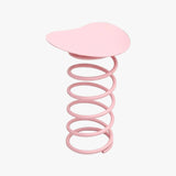 MOMO Spring Side Table | Sculptural Coil Steel Base with Organic Tabletop - alternate view 2