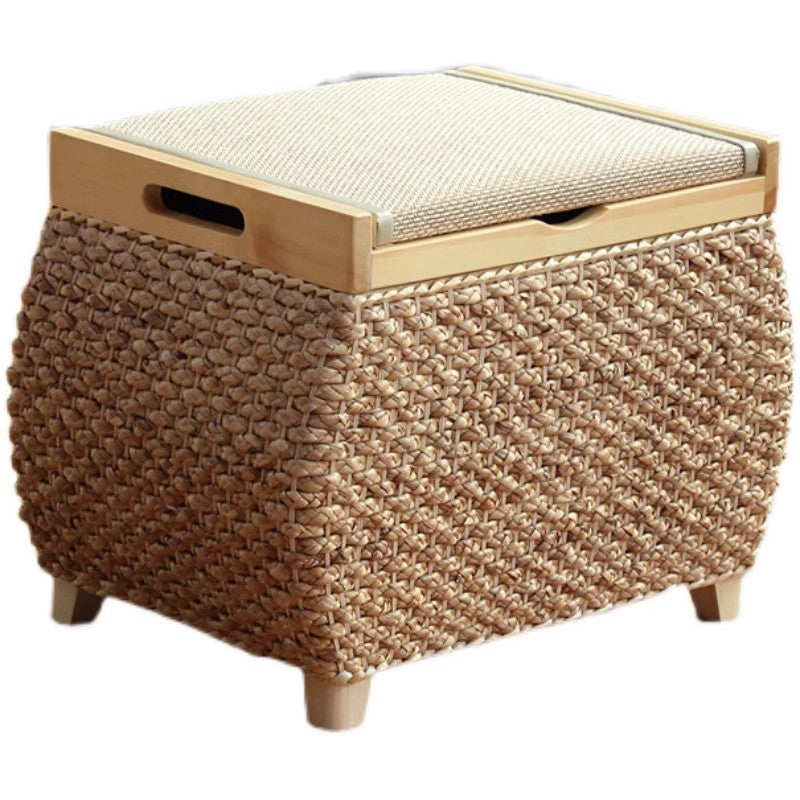 MOMO Rattan Storage Stool