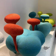 MOMO Balloon Sofa Chair | Dopamine Art Chair | T3D Knit Sculptural Lounge Seat - alternate view 12