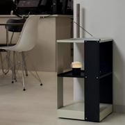 3-Tier Iron Snack Storage Cart with Wheels