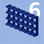 Expandable Aluminum Mug Rack & Display Shelf