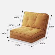 MOMO Folding Dual-Use Lazy Sofa | Floor Sofa Bed | Foldable Corduroy Lounge Chair - alternate view 8
