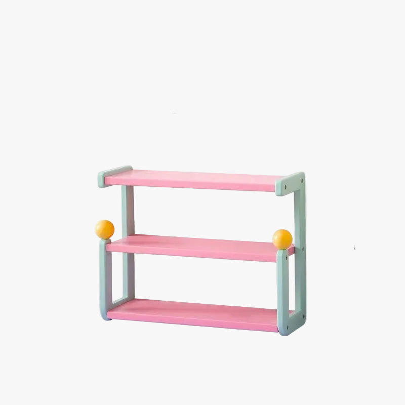 MOMO Dopamine Desktop Shelf | 3-Tier Colorblock Organizer for Desk, Vanity & Kitchen - alternate view 2
