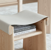 Solid Wood Dressing Saddle Stool