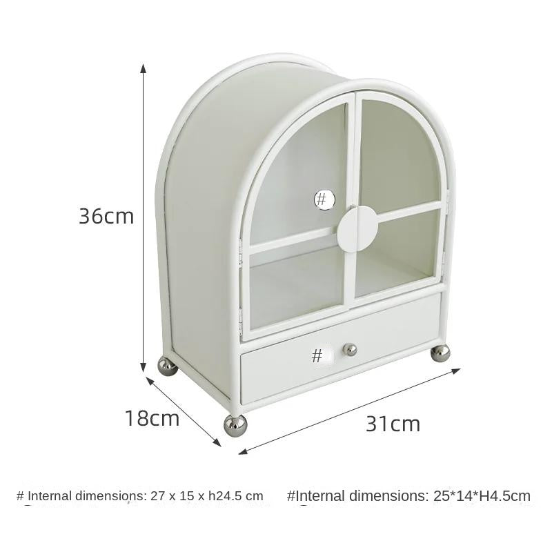 Dopamine Metal Desktop Cosmetic Storage Cabinet