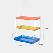 Acrylic Tiered Cup & Vanity Storage Rack