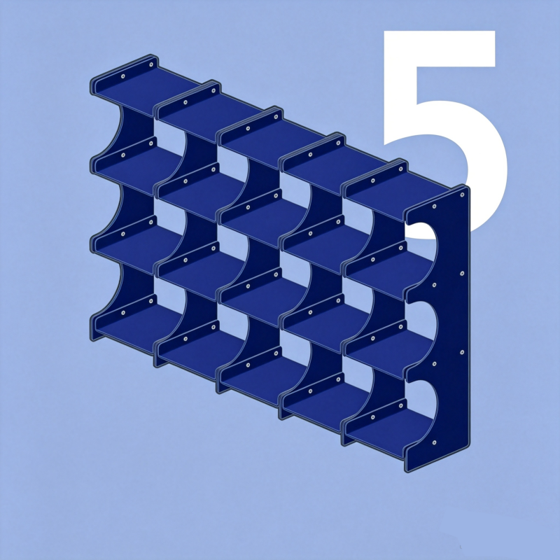 Expandable Aluminum Mug Rack & Display Shelf