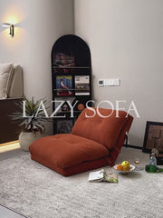 MOMO Faltbares Lazy Sofa | Verstellbarer Relaxsessel mit 42 Stufen | Plüsch-Bodenliege